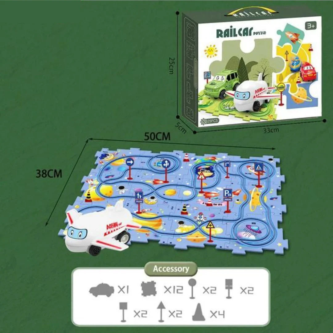 PuzzleTrack - Elektrisk Pusselräls