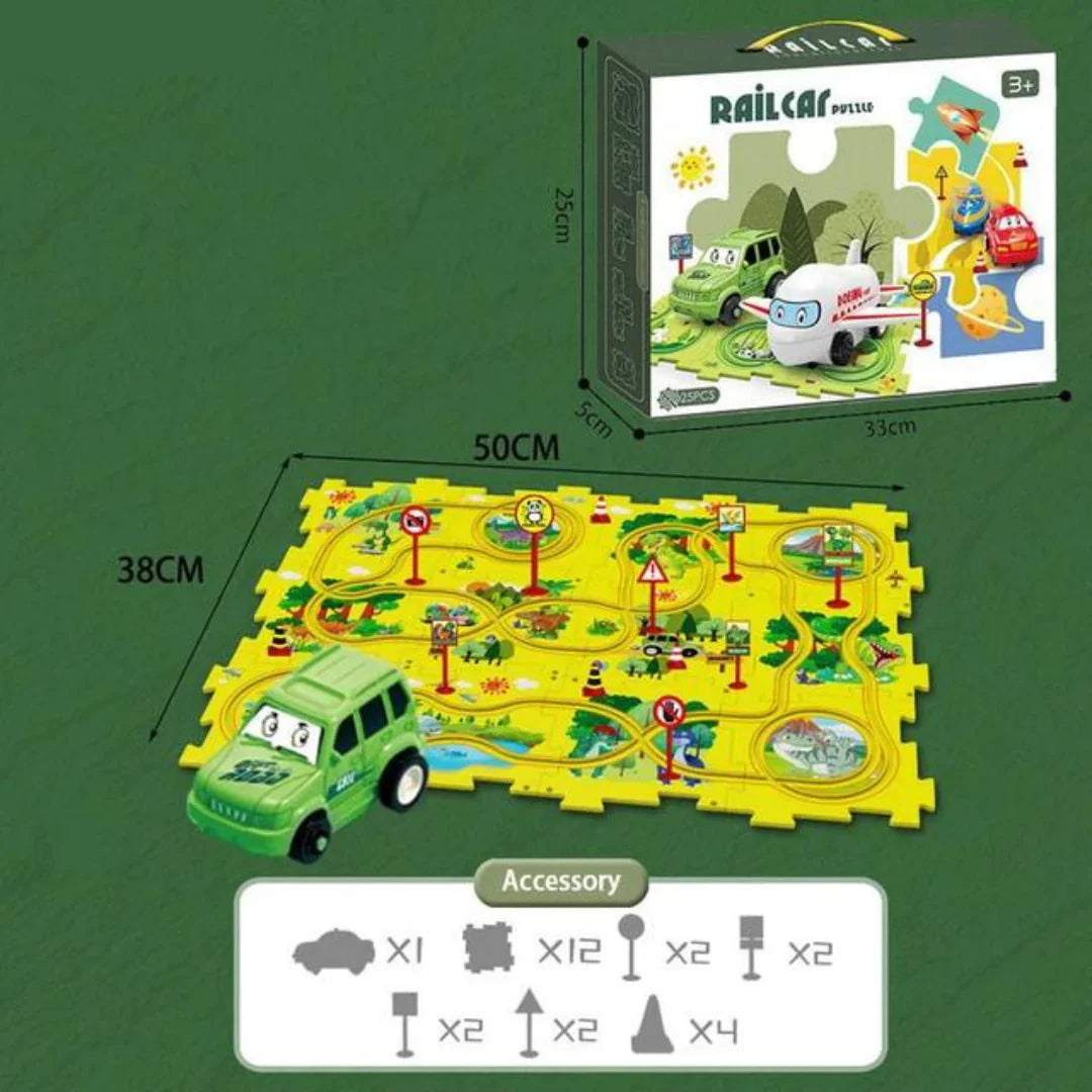 PuzzleTrack - Elektrisk Pusselräls
