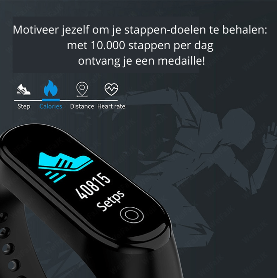 Vardismart - Bluetooth Smartwatch med hälsa- och fitnessspårning