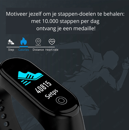 Vardismart - Bluetooth Smartwatch med hälsa- och fitnessspårning