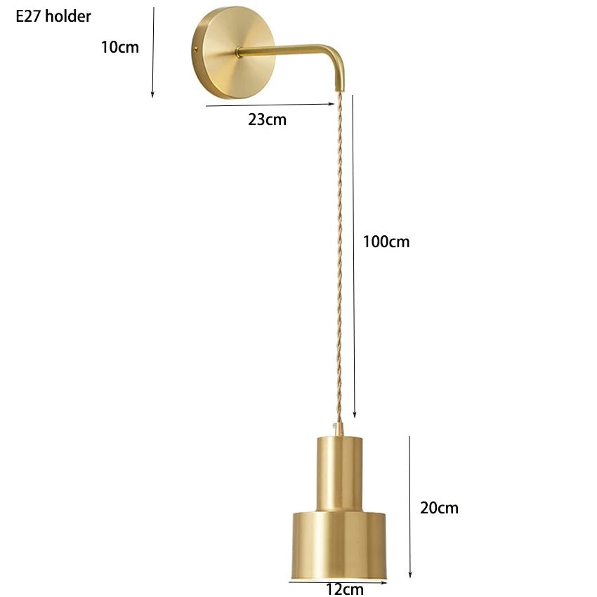 Golden Design Hängande Sänglampan - USB-Uppladdningsbar Drake