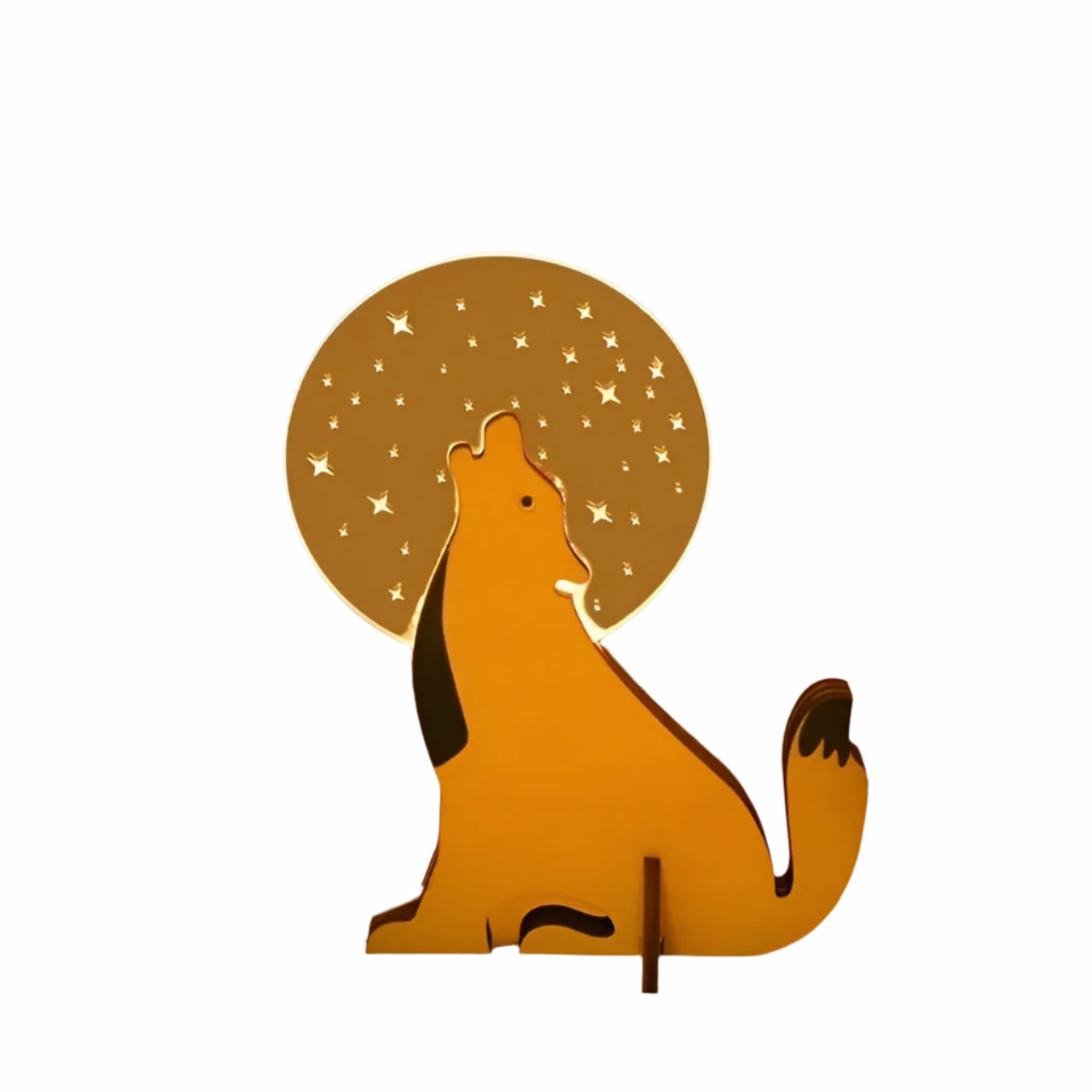 Barnlampa i trä - Varm, Mjuk Belysning för Mysiga Kvällar