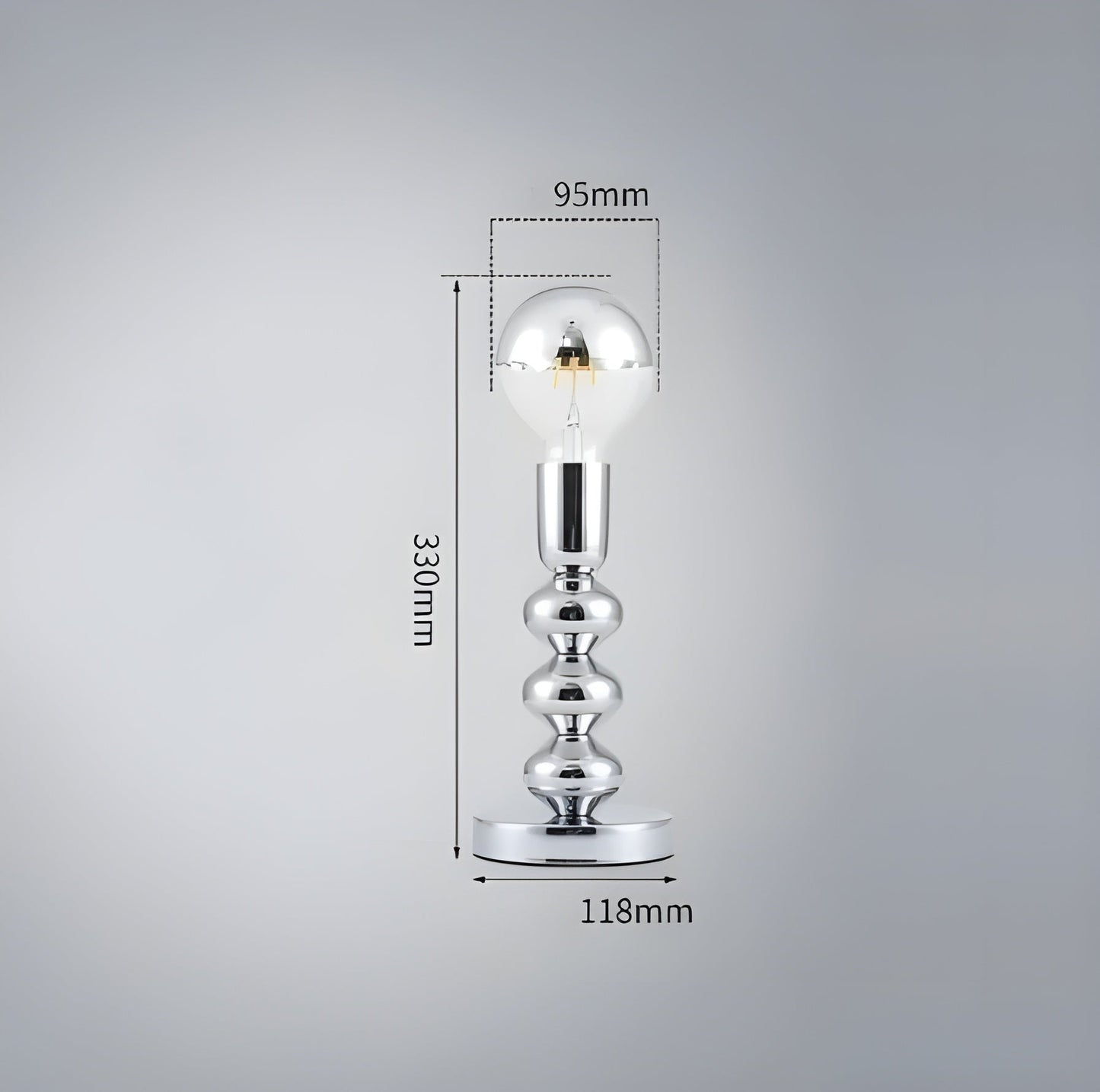 RetroInspira Lampa - Koreansk Vintage LED Skrivbordslampa