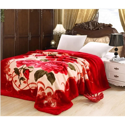 PlushDream Filt - Mjuk Fuskpäls Mikrofiber Dubbel Lager Plyschfilt