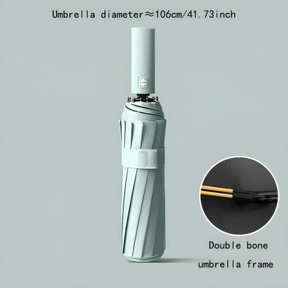 Fällbar paraply – Vindbeständig &amp; UV-skydd | Kompakt &amp; Hållbar