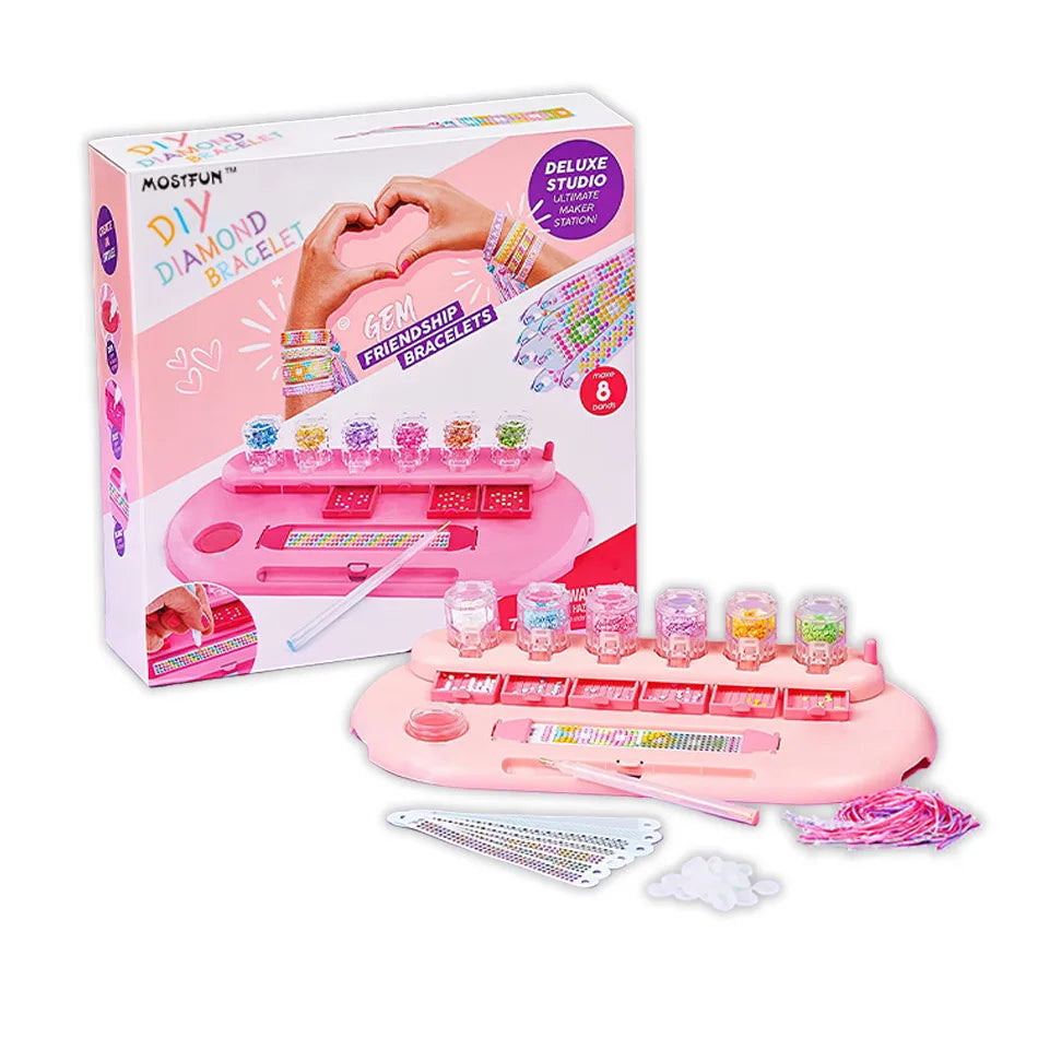 Glittrande DIY armbandskit