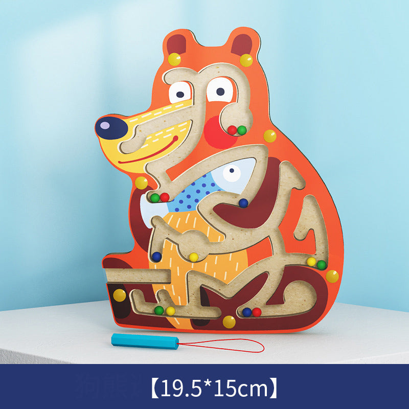 AnimalMaze - Montessori Magnetisk Labyrintleksak
