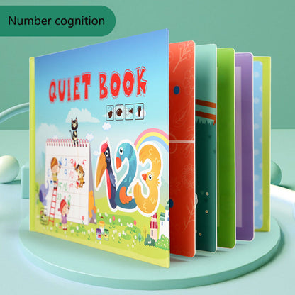 QuietBook - Montessori Hållbar Berättelsebok