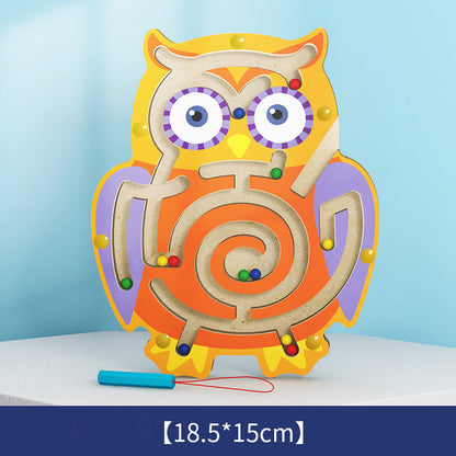 AnimalMaze - Montessori Magnetisk Labyrintleksak