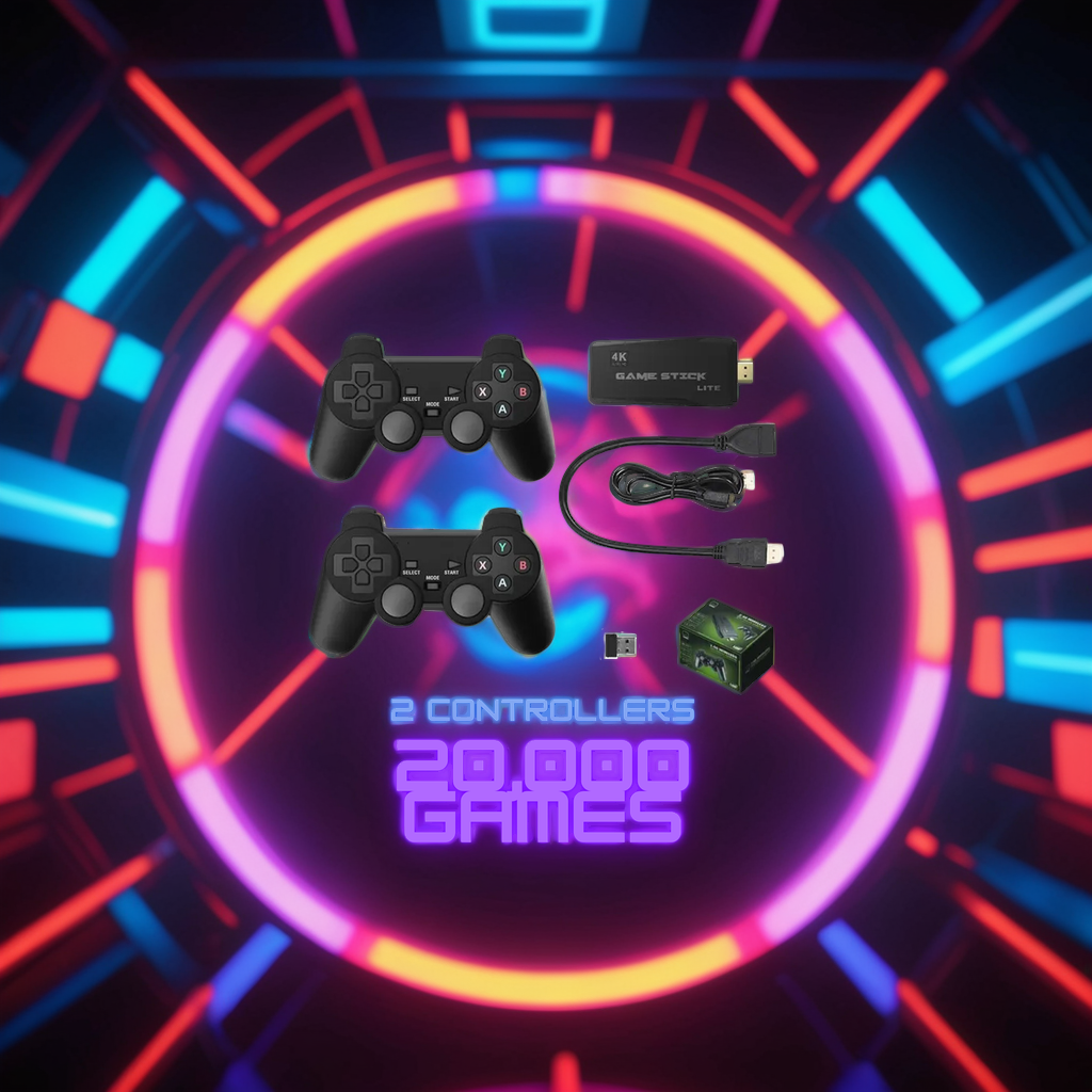 Retro Gaming Console 4K | 20000+ Spel System