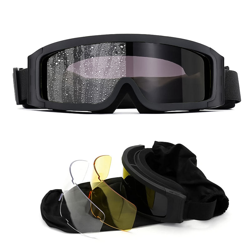 Royaleva Anti-Fog och Fit Over Glasögon Motorcykel Goggles