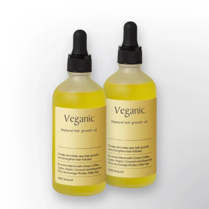 Veganskt hårväxtolja | Naturlig booster för sunt hårväxt
