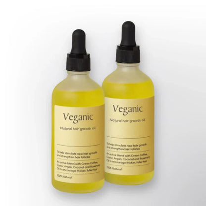Veganskt hårväxtolja | Naturlig booster för sunt hårväxt