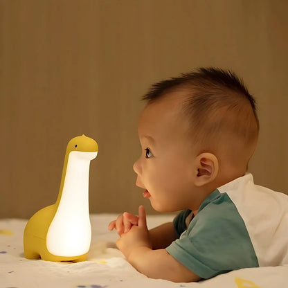 LED Dinosaurie Nattljus för Barn – Mjuk Belysning för Lugna Nätter