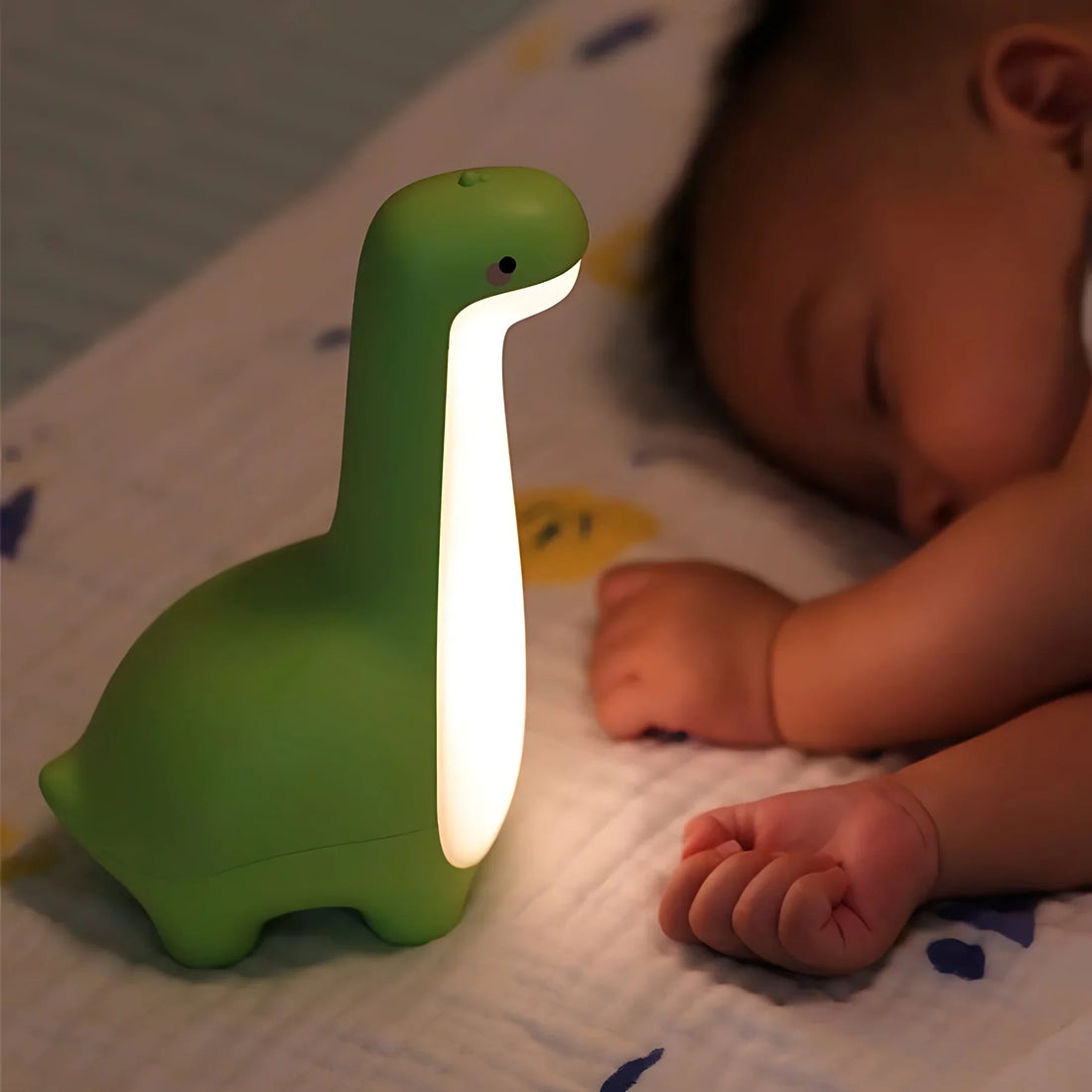 LED Dinosaurie Nattljus för Barn – Mjuk Belysning för Lugna Nätter