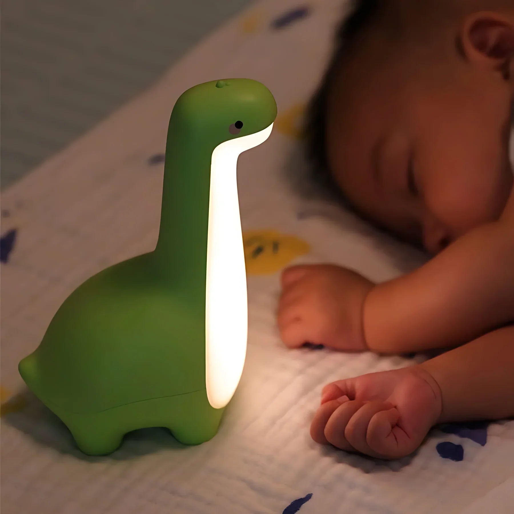 LED Dinosaurie Nattljus för Barn – Mjuk Belysning för Lugna Nätter