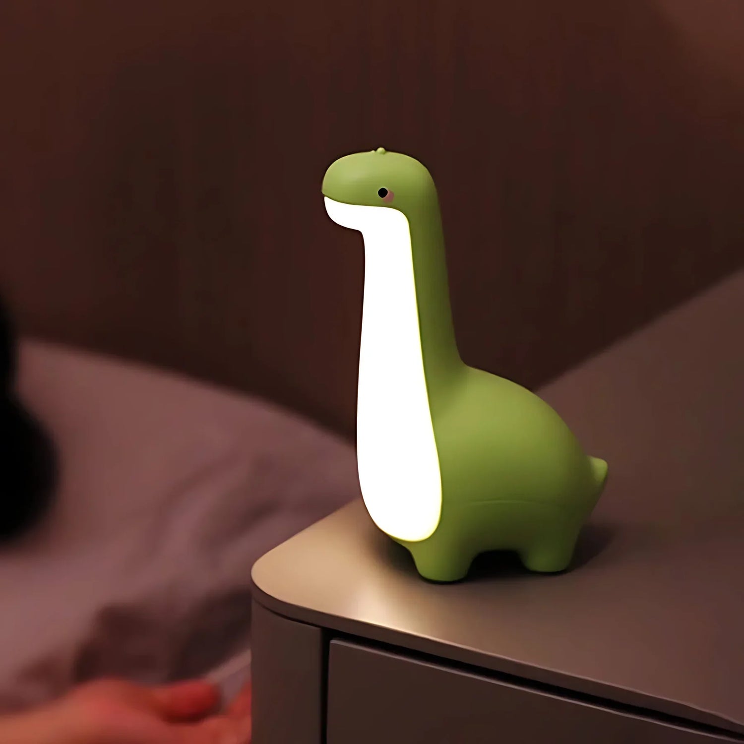 LED Dinosaurie Nattljus för Barn – Mjuk Belysning för Lugna Nätter