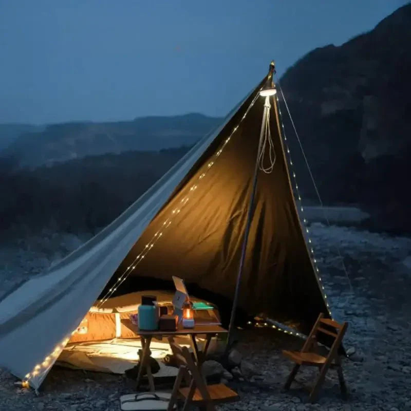 Utomhus Camping LED-ljus med vattentålig design