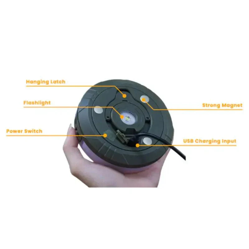 Utomhus Camping LED-ljus med vattentålig design