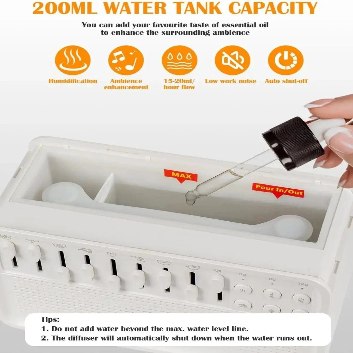 3-i-1 Bluetooth Högtalare Nattlampa & Luftrenare