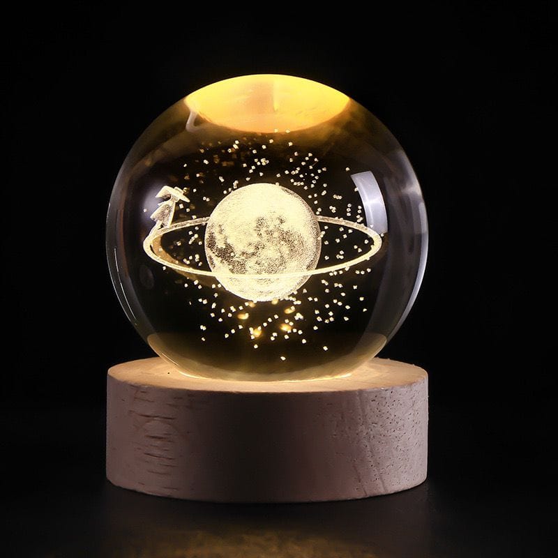 3D Kristallkulor LED Ljus