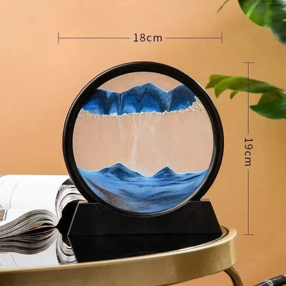 3D Sandur H glaskropp Rörlig Sand