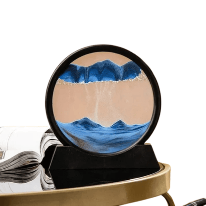 3D Sandur H glaskropp Rörlig Sand