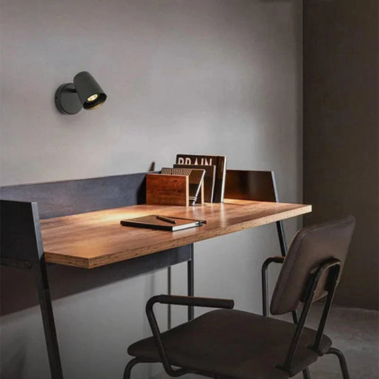 5W LED Vägglampa - Justerbar Fäste - Vikbar Rotation - Varm/Kall Vit - Aluminiumkropp - Modern Design