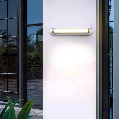 Justerbar utomhusvägglampa, vattentät aluminium utomhusbelysning för trädgård och patio, modern utomhusväggbelysning