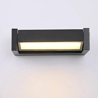 Justerbar utomhusvägglampa, vattentät aluminium utomhusbelysning för trädgård och patio, modern utomhusväggbelysning