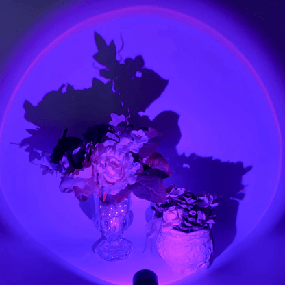 Färgförändrande solnedgångslampa USB-driven