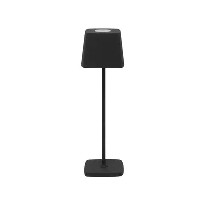 Trådlös LED Bordslampa – Uppladdningsbar - Varmvit - Steglös Dimming - Aluminium - Inomhusbelysning