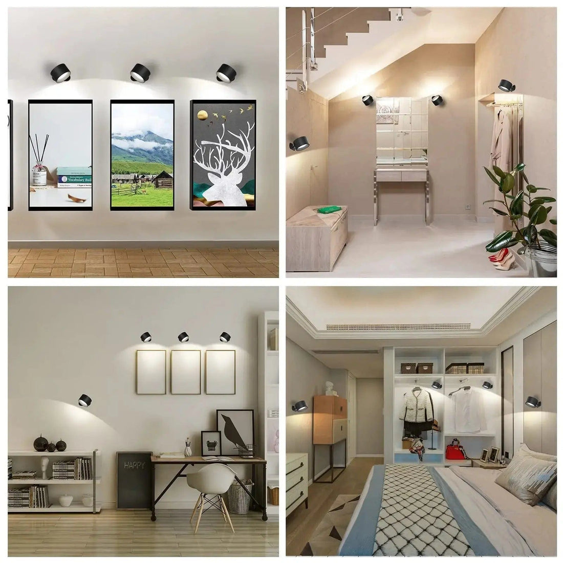 Batteridriven vägglampa - Uppladdningsbar vägglampa - Ambilume