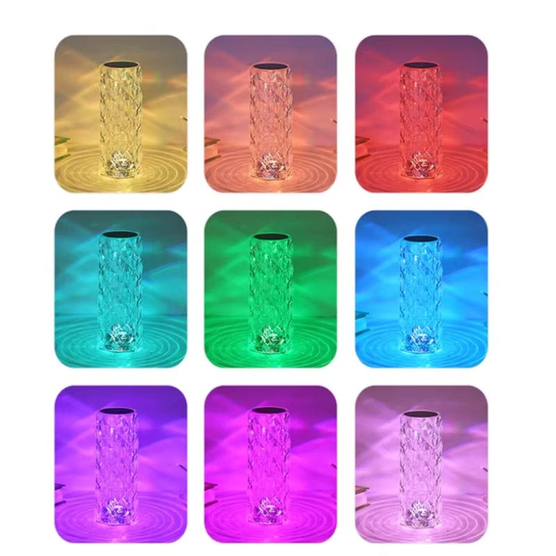 Crystal Touch Elegant Rechargeable Table Lamp