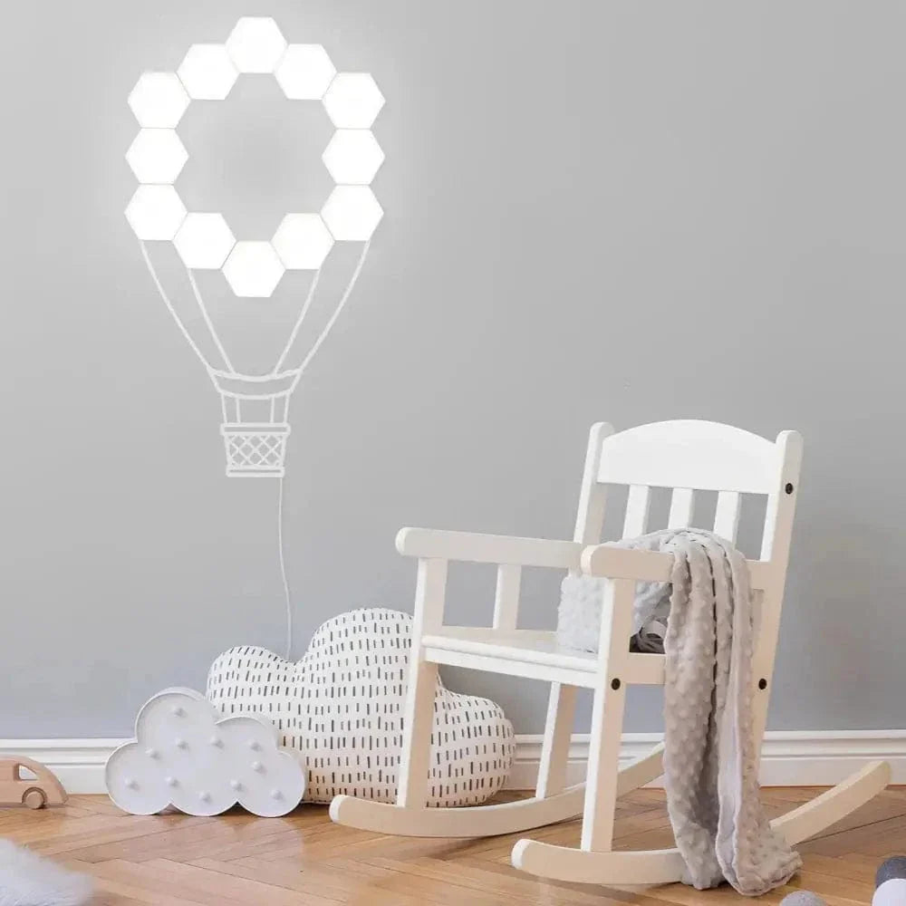 Anpassningsbara LED Hexagon Vägglampor