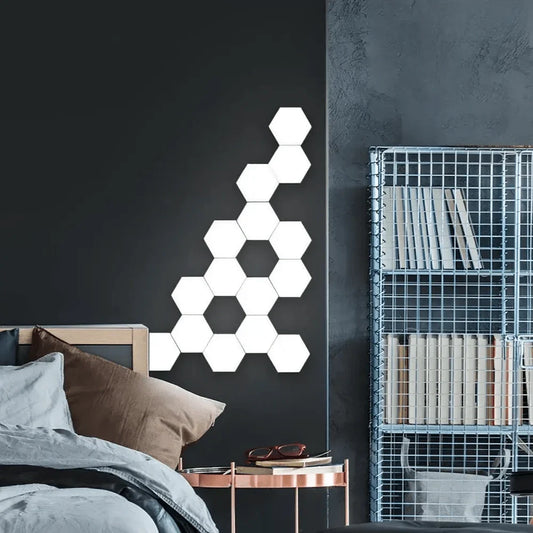 Anpassningsbara LED Hexagon Vägglampor
