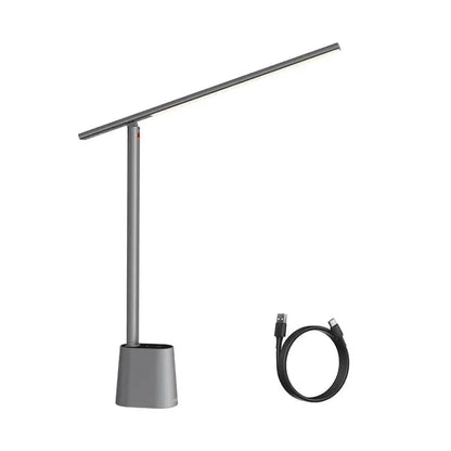 Dimbar Uppladdningsbar LED Skrivbordslampa – Fällbar Design - Smart Anpassningsbar Ljusstyrka - 180° Rotation - Justerbar Färgtemperatur - Ögonskydd