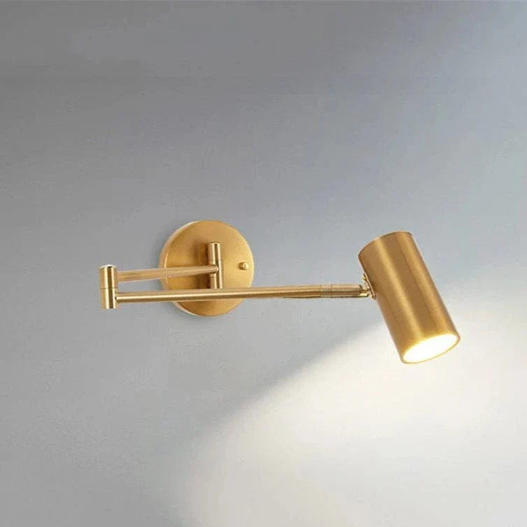 Fällbar LED-vägglampa med teleskopisk design – Justerbar - Modern nordisk stil - Idealisk för sovrum - Vardagsrum - Väggmonterad