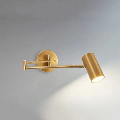 Fällbar LED-vägglampa med teleskopisk design – Justerbar - Modern nordisk stil - Idealisk för sovrum - Vardagsrum - Väggmonterad