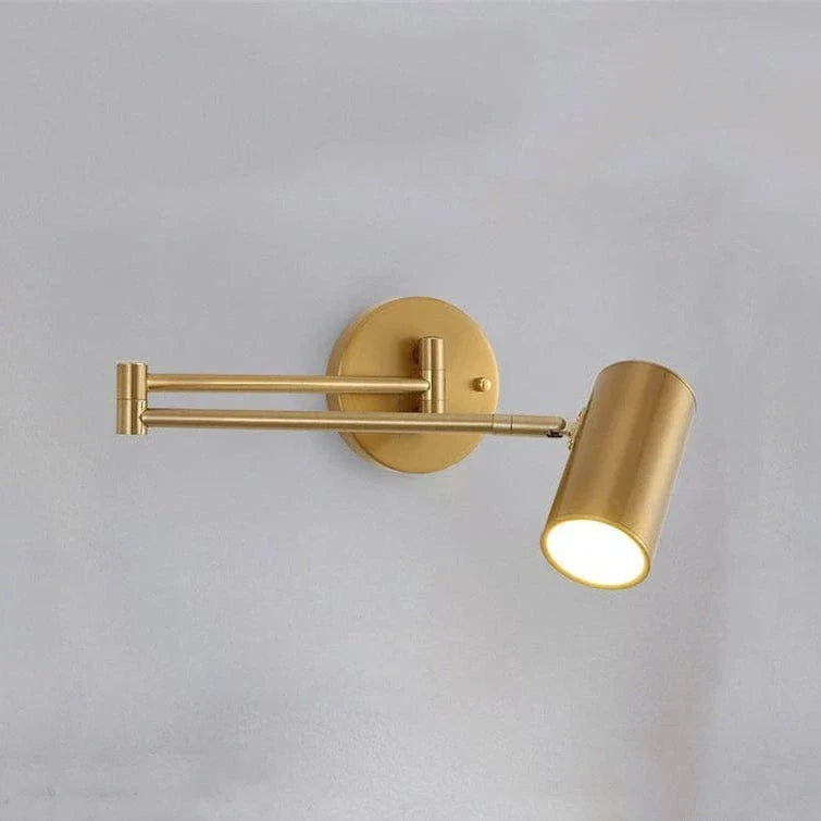 Fällbar LED-vägglampa med teleskopisk design – Justerbar - Modern nordisk stil - Idealisk för sovrum - Vardagsrum - Väggmonterad