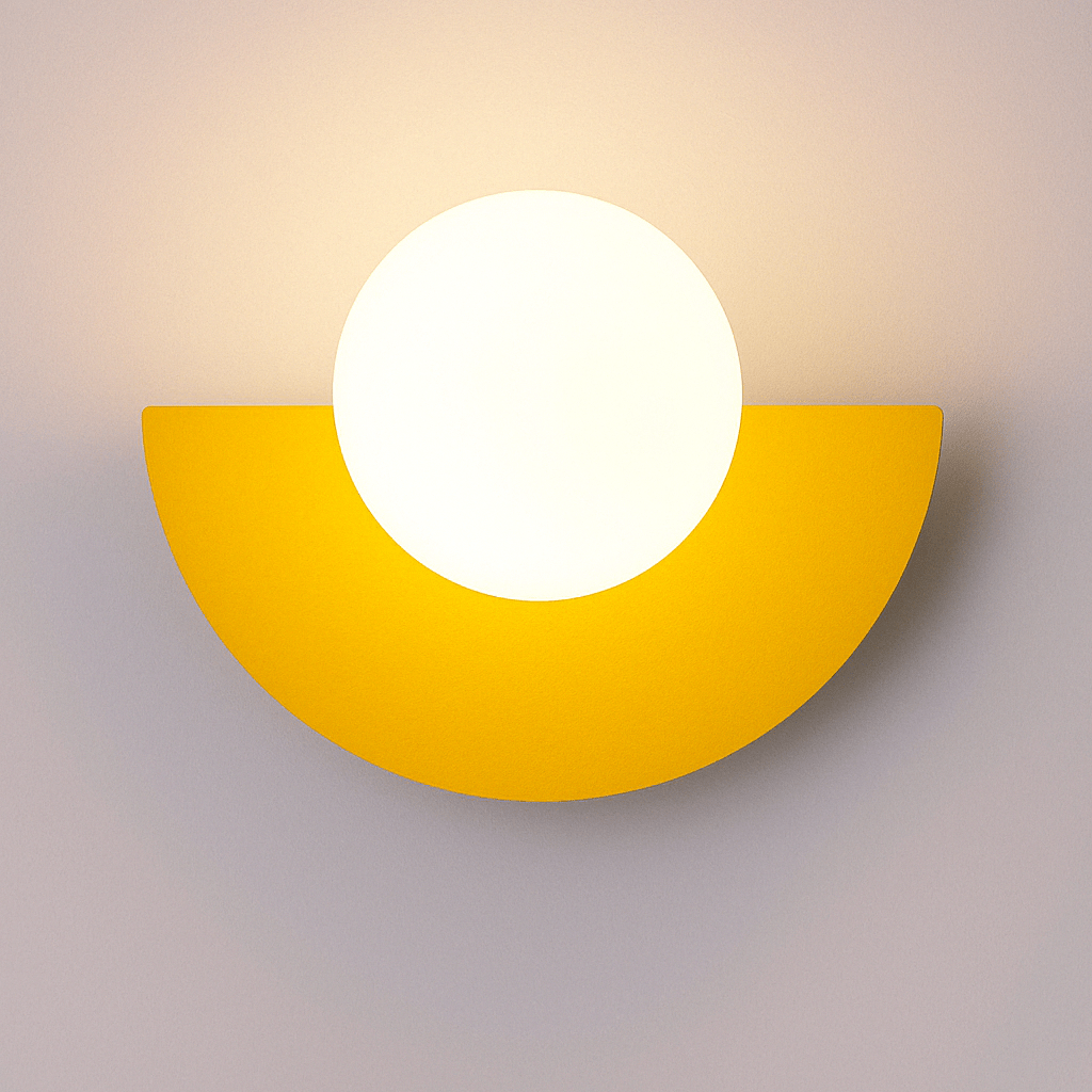 Frosted Globe Smidesjärn Vägglampa