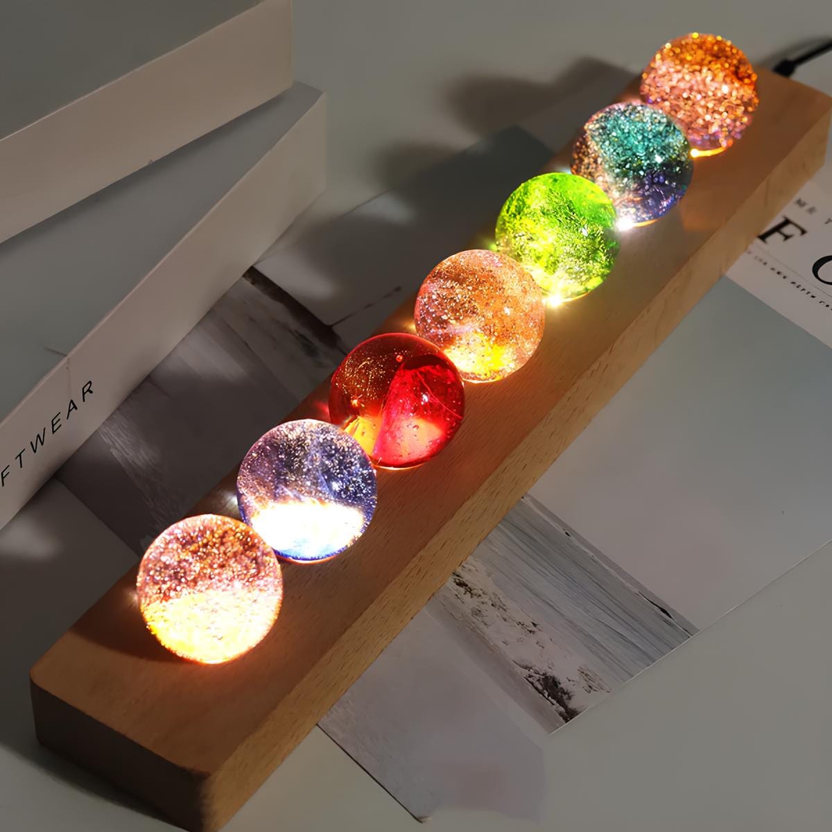 Galaxy Crystal Ball Lamp