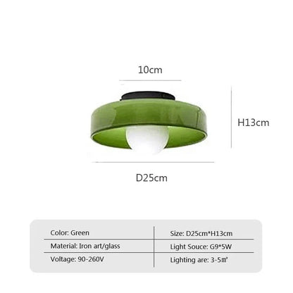 Glas Tak- och Vägglampor