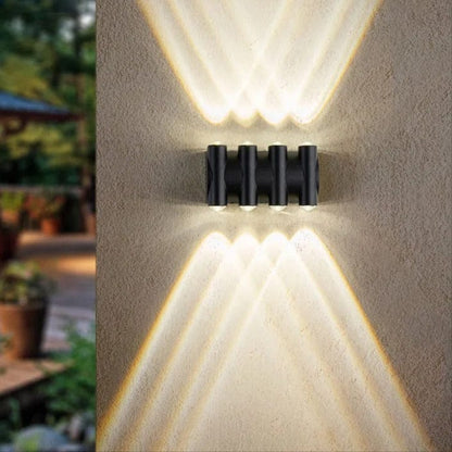 IP68 Vattentät LED Utomhusvägglampa – Hållbar Aluminium Utomhusvägglampa för Trädgård och Veranda, Mångsidiga Storleksalternativ