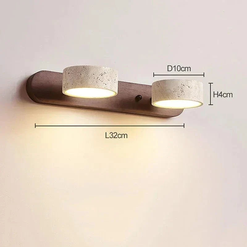 Japansk Wabi Sabi LED Vägglampa