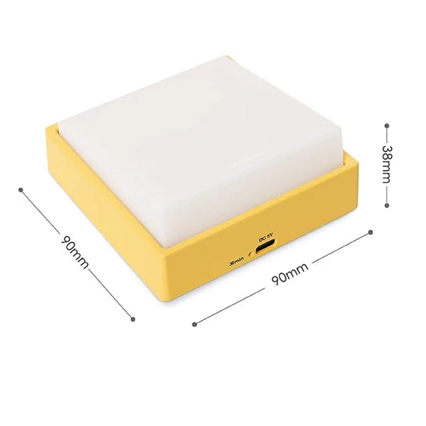 LED Sängbordslampa med magnetisk attraktion – Modern nattdukslamp för sovrum, varm vit ljusglöd, USB uppladdningsbar