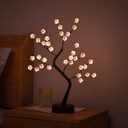 LED körsbärsblomma träd bordslampa