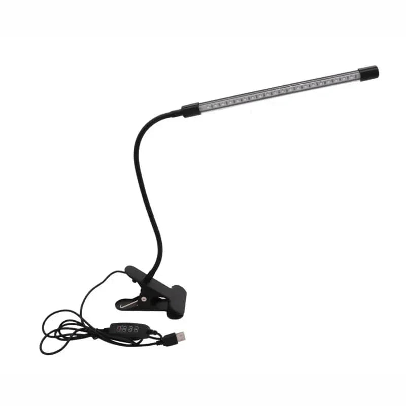 LED Clip-On Skrivbordslampa med Justerbar Belysning och Ögonskydd – Skrivbordslampa för Läsning och Studier