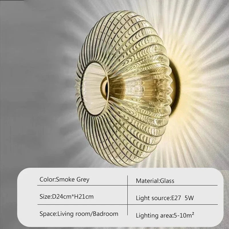 LED Glas Väggsconce