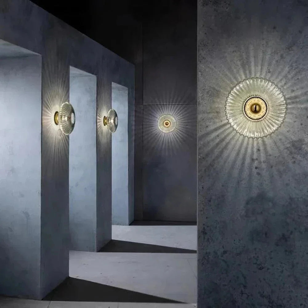 LED Glas Väggsconce